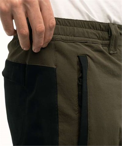Flex Outdoor Streç Pantolon/ Yeşil-Siyah