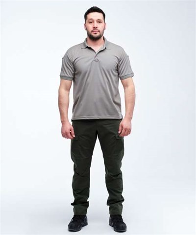 Urban Tactical Polo Yaka T-Shirt / Gri
