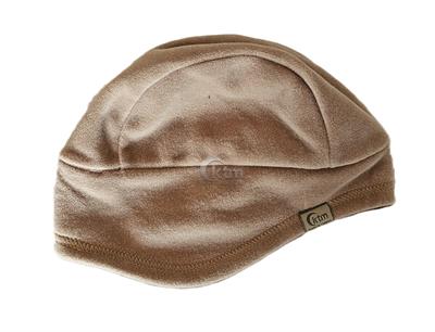 Çift Kat Kulaklı Polar Bere - Açık Haki - Koyu Haki