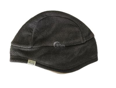 Çift Kat Kulaklı Polar Bere - Açık Haki - Koyu Haki