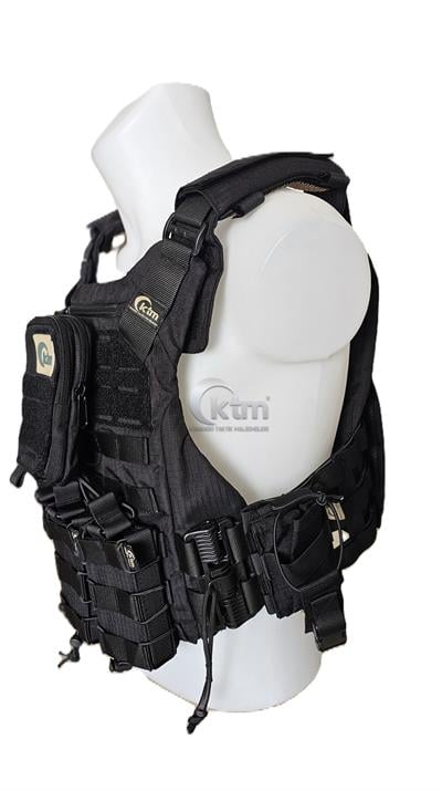 KUYAK-ATA® Hücum Yeleği,Model-1, Siyah Renk
