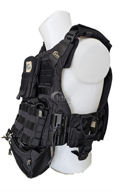 KUYAK-ATA® Hücum Yeleği,Model-4, Siyah Renk