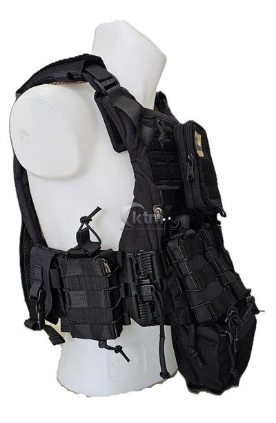 KUYAK-ATA® Hücum Yeleği,Model-4, Siyah Renk