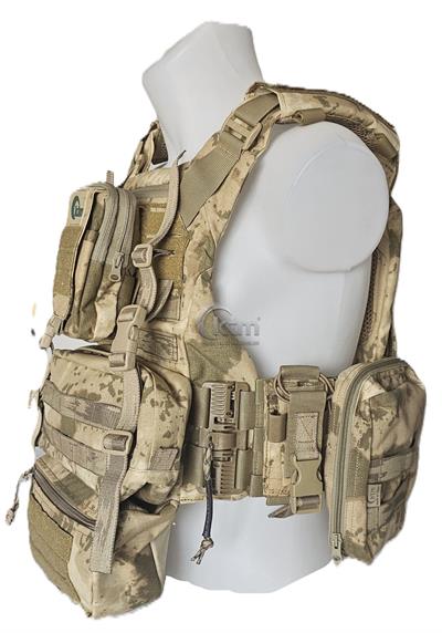 KUYAK-ATA® Makinalı Tüfek Hücum Yeleği, Model-4, Jandarma Kamuflaj