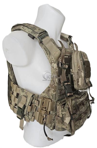 KUYAK-ATA® Makinalı Tüfek Hücum Yeleği, Model-1, Kara Kuvvetleri TSK Kamuflaj