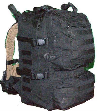 KTM® Askeri Taktik Operasyonel Sırt Çantası, 61 Litre Siyah