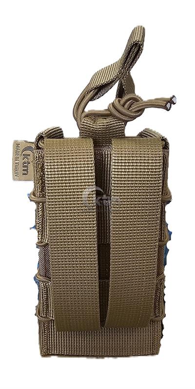 Tekli Lastikli Şarjör Cebi,  MPT-76 mm. Coyote