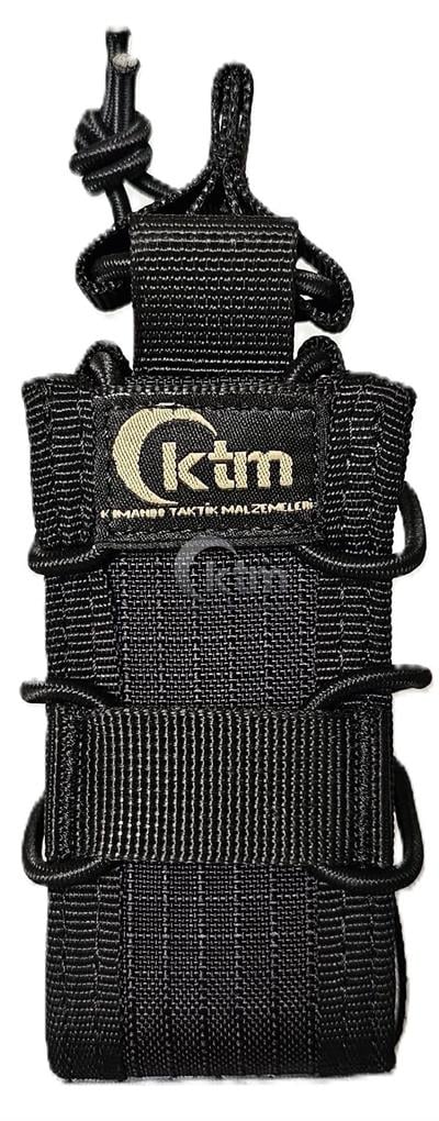 Tekli Tabanca Şarjör Cebi, Siyah