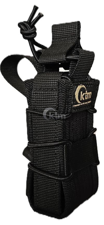 Tekli Tabanca Şarjör Cebi, Siyah