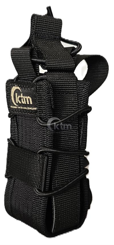 Tekli Tabanca Şarjör Cebi, Siyah