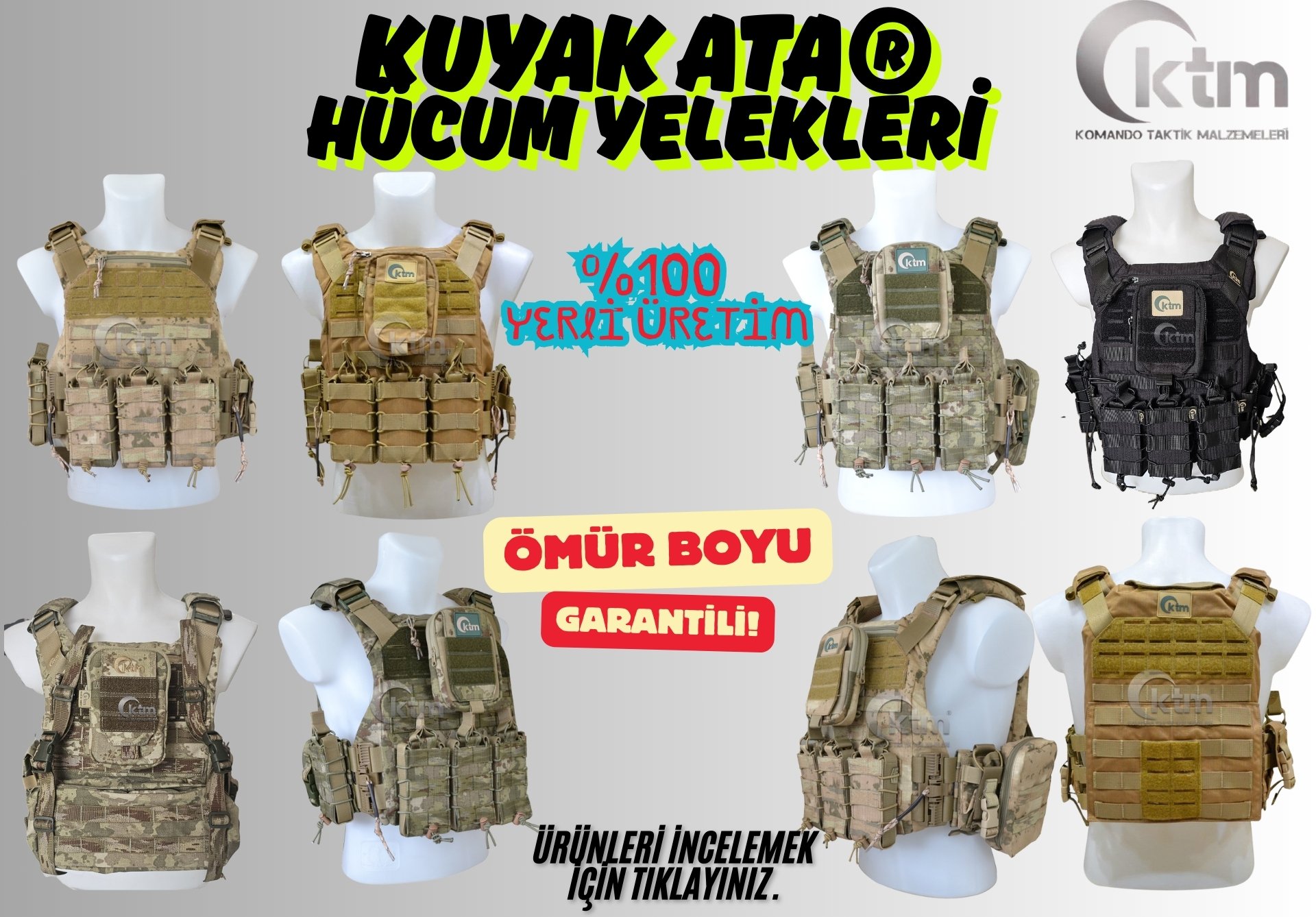 Kuyak Ata Hücum Yelekleri