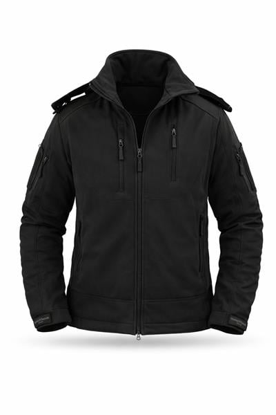 Single Sword Su&Rüzgar Geçirmez Outdoor Softshell Kışlık Erkek Mont (Kapüşonlu)