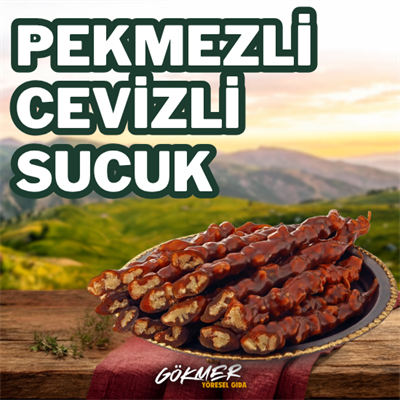  Pekmezli Cevizli Sucuk (İNCE) 1 KG