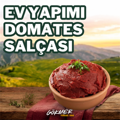 Ev Yapımı Domates Salçası (Güneş Kurutması) 1KG