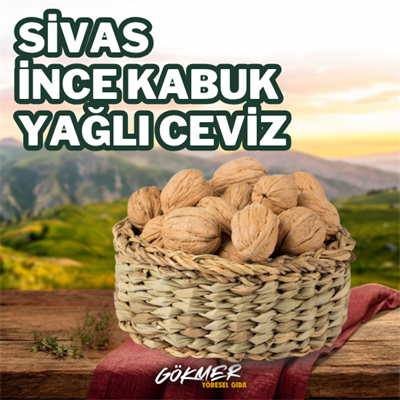 İnce Kabuk Yağlı Ceviz 1KG