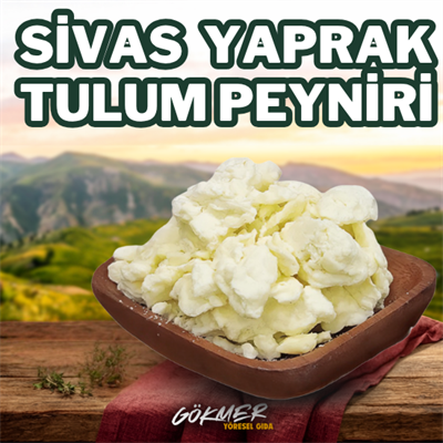 Yaprak Tam Yağlı Sivas Tulum Peynir 1 KG