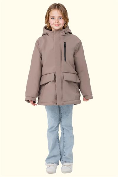 Su ve Rüzgar Geçirmez Kapüşonlu 3 Cep Mont & Kaban & Parka