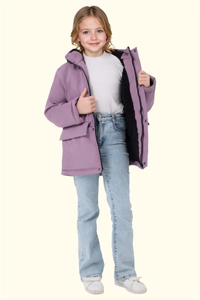 Su ve Rüzgar Geçirmez Kapüşonlu 3 Cep Mont & Kaban & Parka