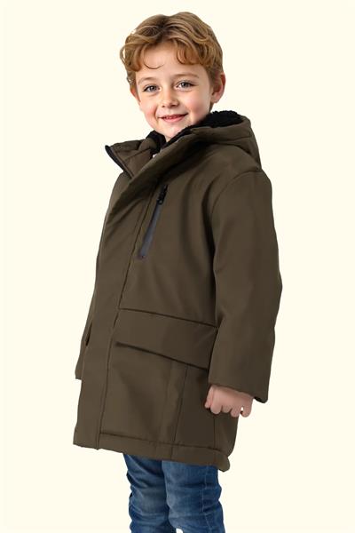 Su ve Rüzgar Geçirmez Kapüşonlu 3 Cep Mont & Kaban & Parka