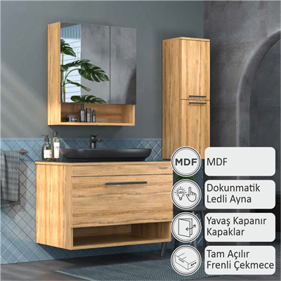 SHOWER Adel Banyo Dolabı 90 Cm (Boy Dolabı Dahil Değildir.)