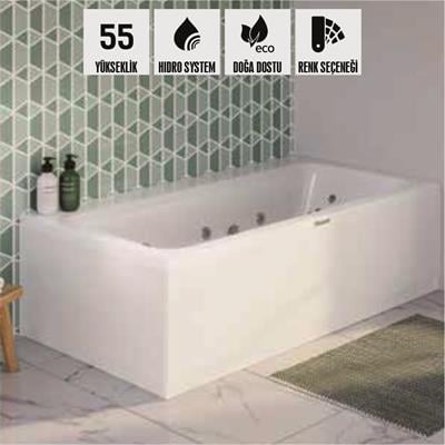 SHOWER ADROGOS Dikdörtgen Küvet