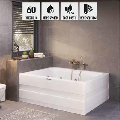 SHOWER ALFA Dikdörtgen Küvet