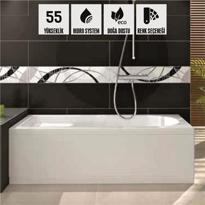 SHOWER ARONA Dikdörtgen Oturmalı Küvet