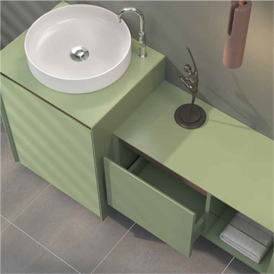 SHOWER ART Banyo Dolabı 120 Cm (Boy Dolabı Dahil Değildir.)