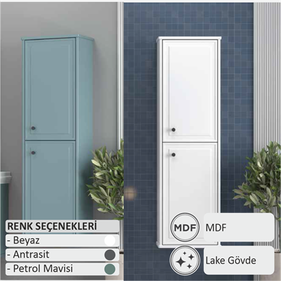 SHOWER ART DECO Boy Dolabı 