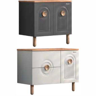 SHOWER ARTE Banyo Dolabı 80 Cm (Boy Dolabı Dahil Değildir.)