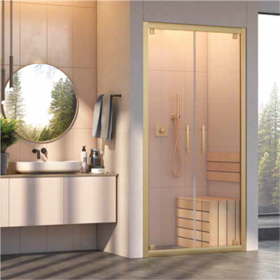 SHOWER AVA İki Duvar Arası 2 Açılır Kabin