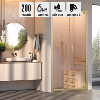 SHOWER AVA İki Duvar Arası 2 Açılır Kabin