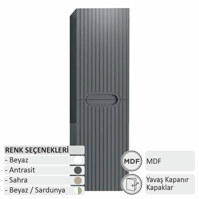 SHOWER BLUE Boy Dolabı 