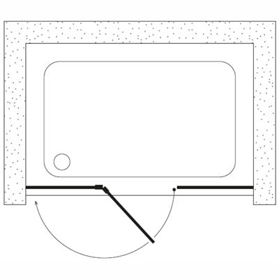 SHOWER BOLD İki Duvar Arası 2 Sabit 1 Çalışır Kabin