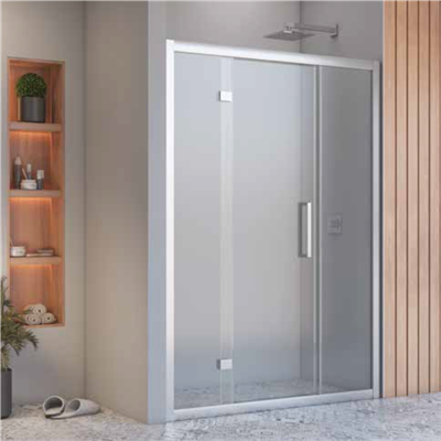 SHOWER BOLD İki Duvar Arası 2 Sabit 1 Çalışır Kabin