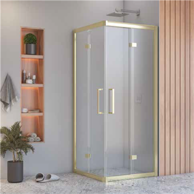 SHOWER BOLD İki Duvar Arası 2 Sabit 2 Çalışır, Kare Kabin