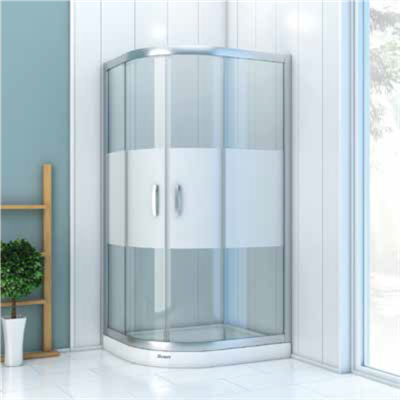 SHOWER BOSS 2 Sabit 2 Açılır Asimetrik Tekne Üzeri Kabin