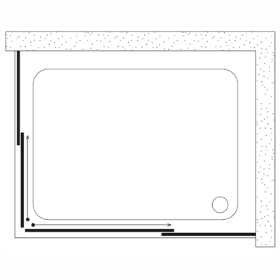 SHOWER BOSS 2 Sabit 2 Açılır Dikdörtgen Tekne Üzeri Kabin