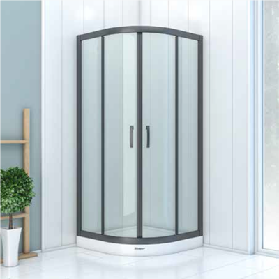 SHOWER BOSS 2 Sabit 2 Açılır Oval Tekne Üzeri Kabin