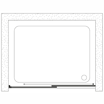 SHOWER BOSS İki Duvar Arası 1 Sabit 1 Çalışır Tekne Üzeri Kabin