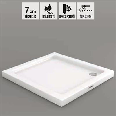 SHOWER Bothina Kare Duş Teknesi, Flat