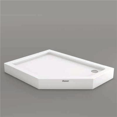 SHOWER Brief Beşgen Sağ - Sol Duş Teknesi, Monoblok