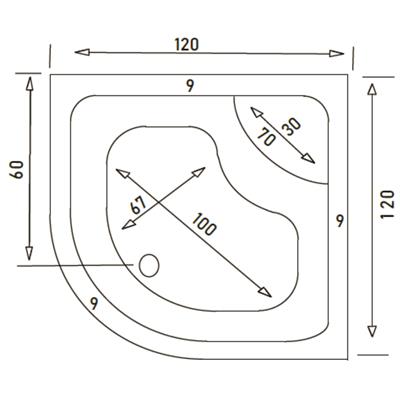 SHOWER BUTTERFLY Oturmalı Sırt Masaj Jetli Özel Küvet
