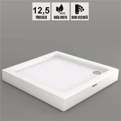 SHOWER Coral Kare Duş Teknesi, Monoblok