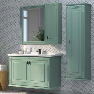 SHOWER CRISTAL Kapaklı, Banyo Dolabı 100 Cm (Boy Dolabı Dahil Değildir.)