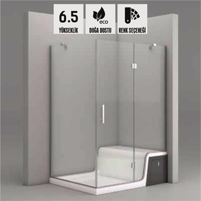 SHOWER DRAWER Çekmeceli Dıkdörtgen Flat Duş Teknesi