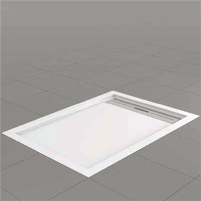 SHOWER Drop Dikdörtgen Duş Teknesi, Flat