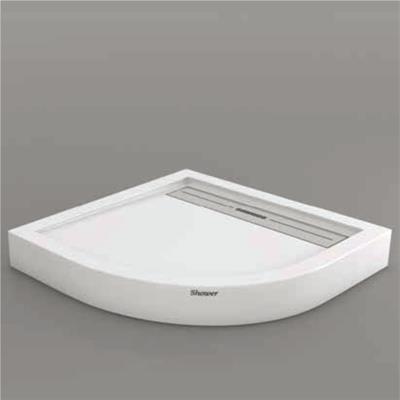 SHOWER Drop Oval Dus Teknesi H=12,5 cm, Monoblok