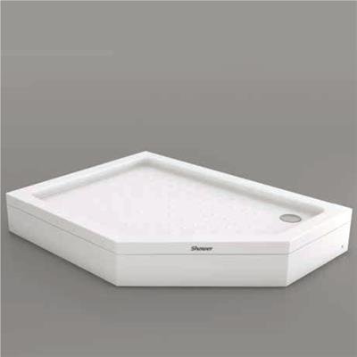 SHOWER Edge Beşgen Sağ - Sol Duş Teknesi, Panelli