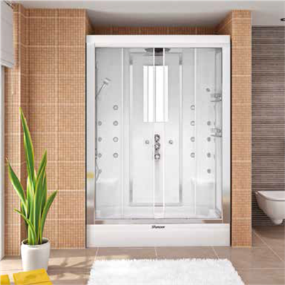 SHOWER FREJA Dikdörtgen Tekne Üzeri İki Duvar Arası Kompakt Sistem